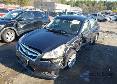 2012 Subaru Legacy 2.5I z USA, uszkodzony, nr VIN 4S3BMBA65C3015110